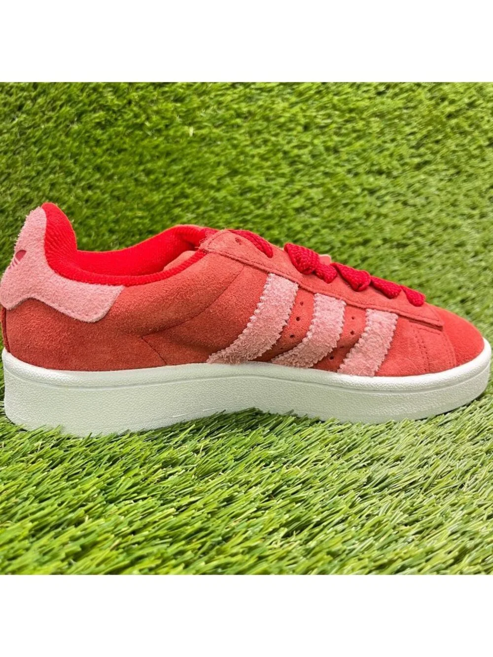 Adidas Campus 00s Better Scarlet Pink Red Womens Size 6 Athletic Shoes Sneakers